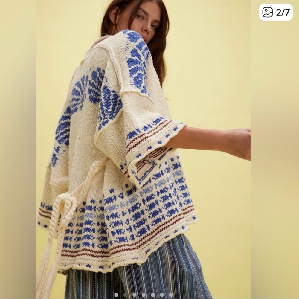 Free people Shell Bohemian Cardigan - Picture 2 of 7